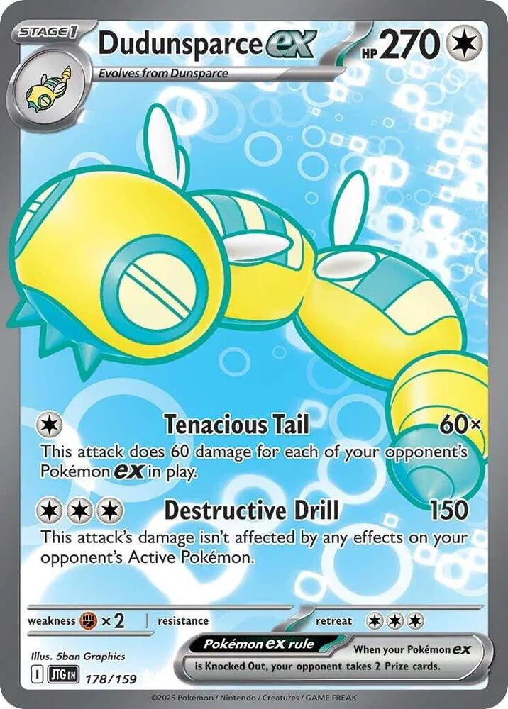 Dudunsparce ex 178/159 · Holofoil (Journey Together)