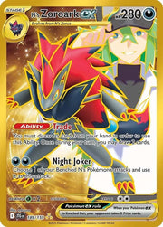 N's Zoroark ex Journey Together Hyper Rare 189/159