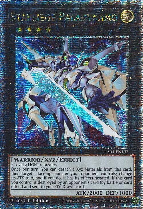 Starliege Paladynamo (Quarter Century Secret Rare) RA04-EN193 (Quarter Century Stampede)