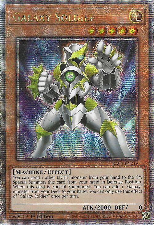 Galaxy Soldier (Quarter Century Secret Rare) RA04-EN219 (Quarter Century Stampede)