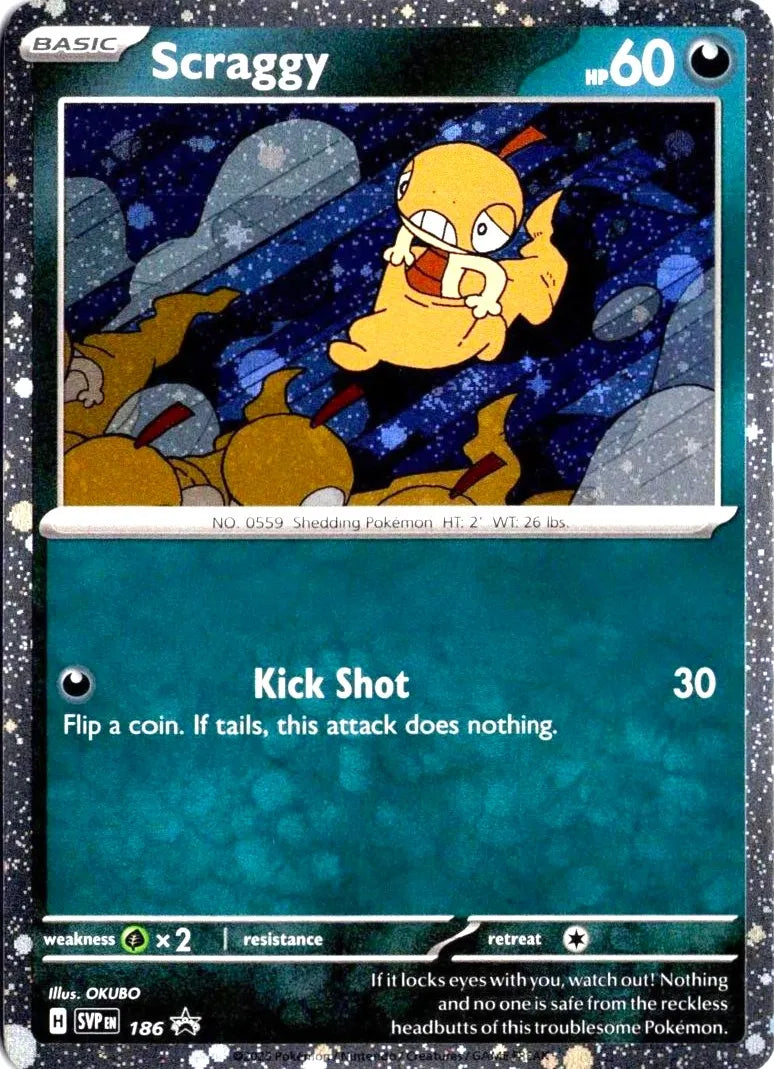 Scraggy 186 (Scarlet & Violet Promo)