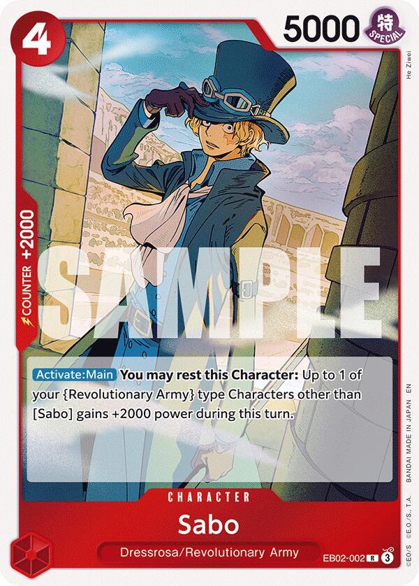 Sabo EB02-002 (Extra Booster: Anime 25th Collection)