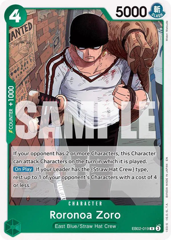 Roronoa Zoro EB02-019 (Extra Booster: Anime 25th Collection)