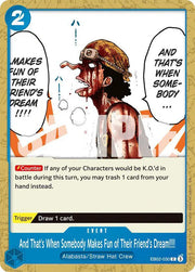 And That's When Somebody Makes Fun of Their Friend's Dream!!!! EB02-030 (Extra Booster: Anime 25th Collection)