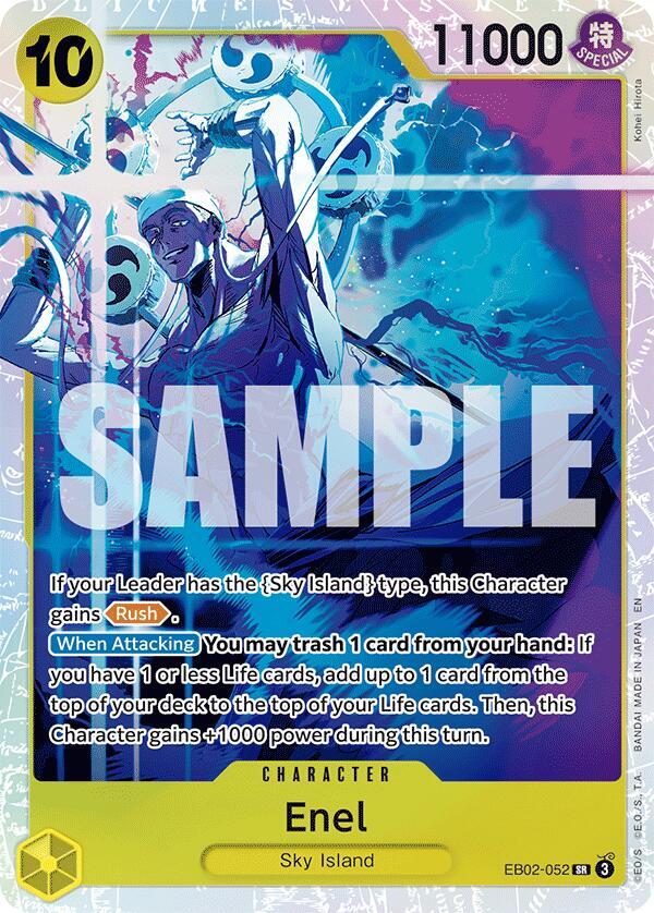 Enel EB02-052 (Extra Booster: Anime 25th Collection)