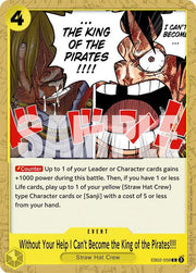 Without Your Help I Can't Become the King of the Pirates!!!! EB02-059 (Extra Booster: Anime 25th Collection)
