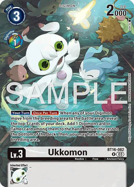 Ukkomon (Limited Card Pack -Billion Bullet-) BT16-082 R (Beginning Observer)