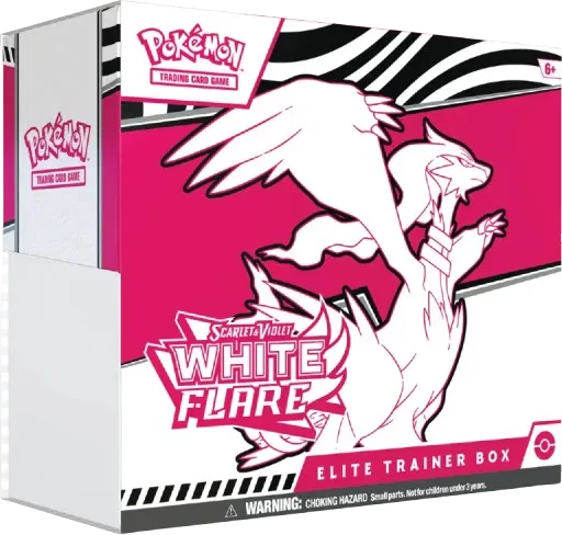 White Flare Elite Trainer Box · Elite Trainer Box (ETB)