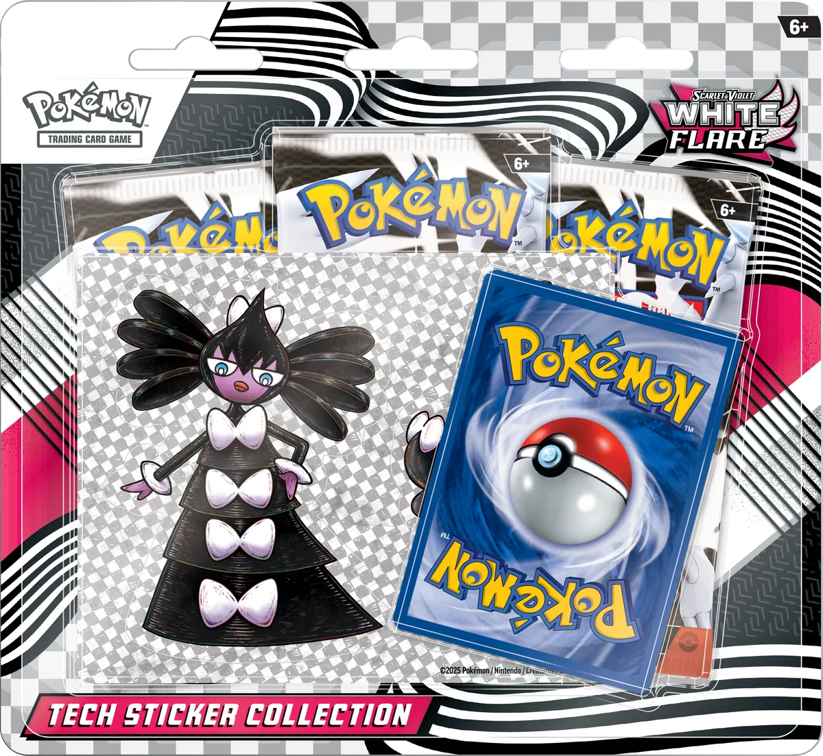 White Flare Tech Sticker Collection · Collection Box