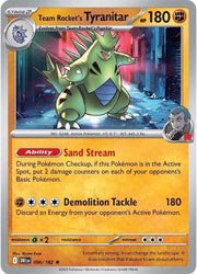 Team Rocket's Tyranitar 096/182 · Reverse Holofoil (Destined Rivals)
