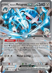 Pokémon Steven's Metagross ex Double Rare 145/182