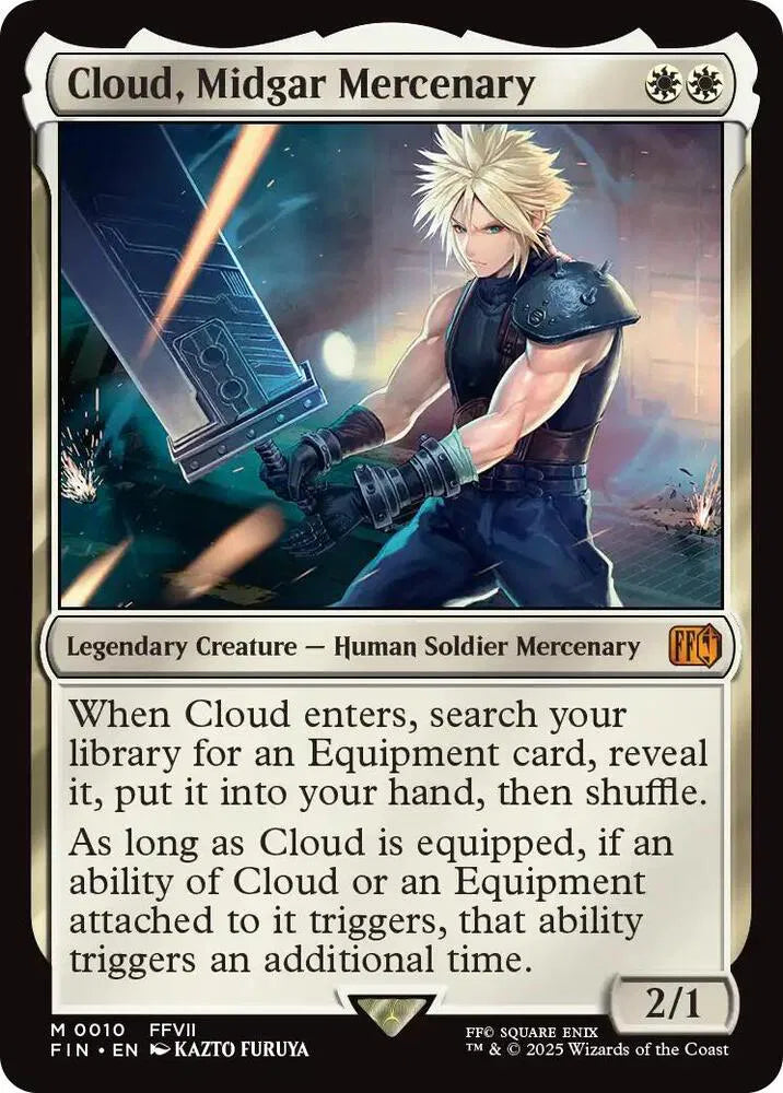 Cloud, Midgar Mercenary 10 · Normal (Universes Beyond: FINAL FANTASY)