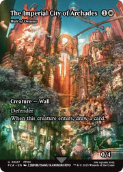 The Imperial City of Archades - Wall of Omens (Showcase) 27 · Normal (Universes Beyond: FINAL FANTASY: Through the Ages)