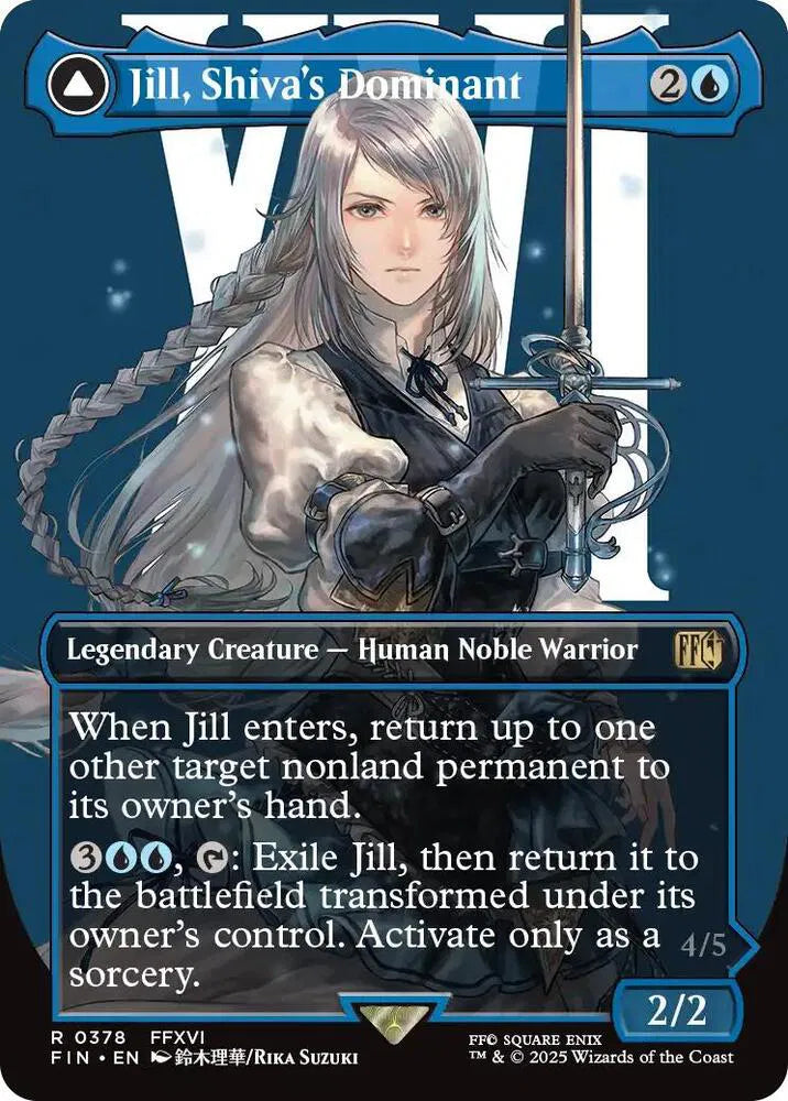 Jill, Shiva's Dominant (Borderless) 378 · Normal (Universes Beyond: FINAL FANTASY)