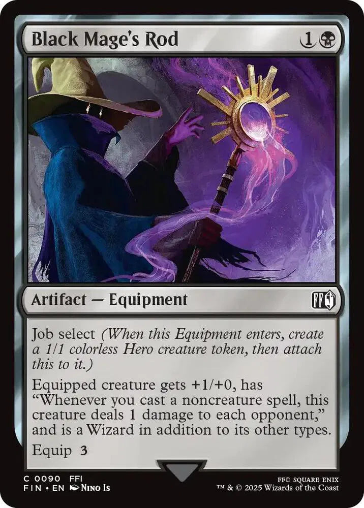 Black Mage's Rod 90 · Foil (Universes Beyond: FINAL FANTASY)