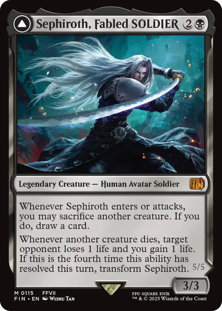 Sephiroth, Fabled SOLDIER 115 · Normal (Universes Beyond: FINAL FANTASY)