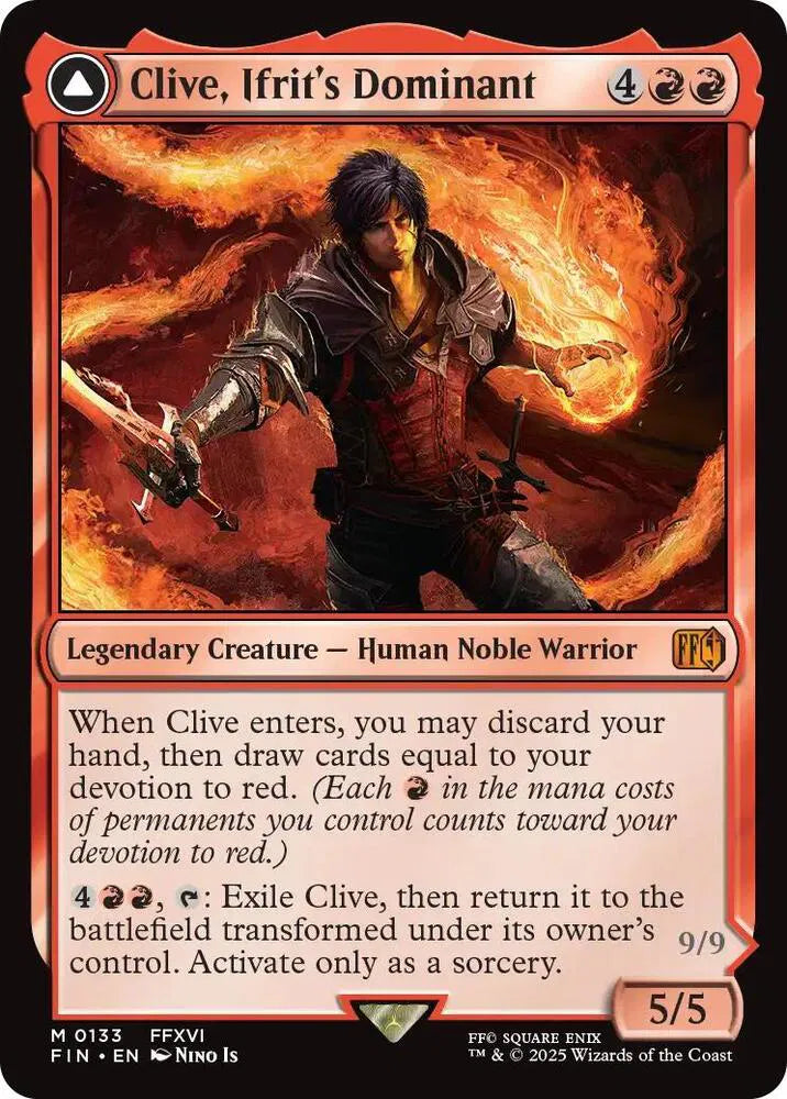 Clive, Ifrit's Dominant 133 · Normal (Universes Beyond: FINAL FANTASY)