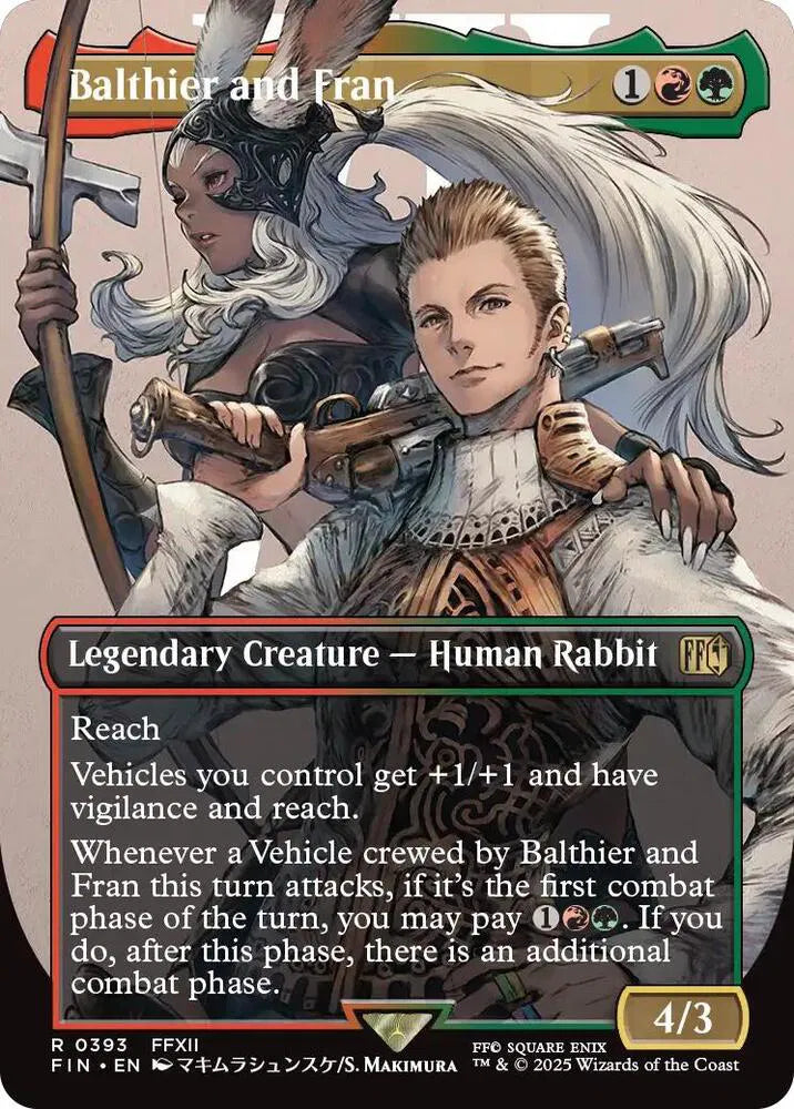 Balthier and Fran (Borderless) (0393) · Normal (Universes Beyond: FINAL FANTASY)