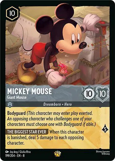 Mickey Mouse - Giant Mouse 199/204 · Normal (Reign of Jafar)