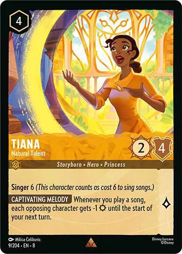 Tiana - Natural Talent 9/204 · Normal (Reign of Jafar)