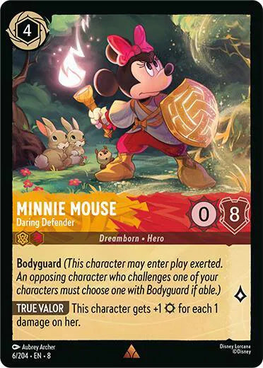 Minnie Mouse - Daring Defender 6/204 · Normal (Reign of Jafar)