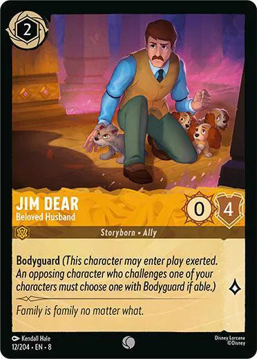 Jim Dear - Beloved Husband 12/204 · Cold Foil (Reign of Jafar)