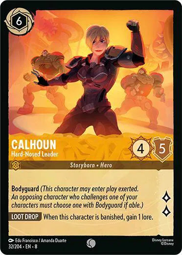 Calhoun - Hard-Nosed Leader 32/204 · Normal (Reign of Jafar)