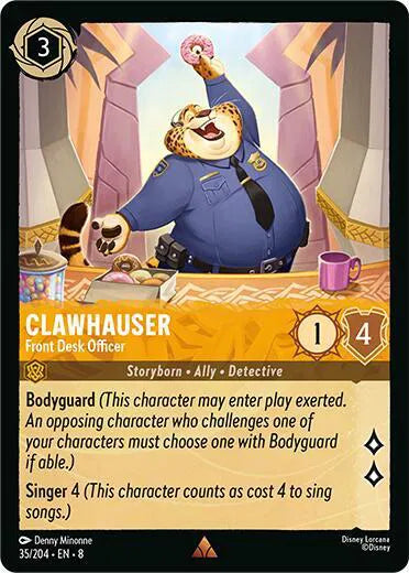 Clawhauser - Front Desk Officer 35/204 · Normal (Reign of Jafar)