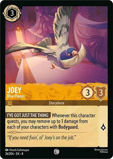 Joey - Blue Pigeon 36/204 · Normal (Reign of Jafar)