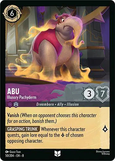 Abu - Illusory Pachyderm 50/204 · Cold Foil (Reign of Jafar)