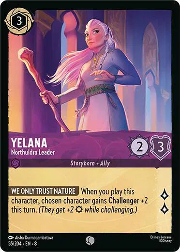 Yelana - Northuldra Leader 55/204 · Normal (Reign of Jafar)