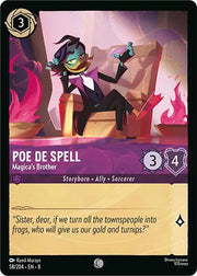 Poe De Spell - Magica's Brother 58/204 · Normal (Reign of Jafar)