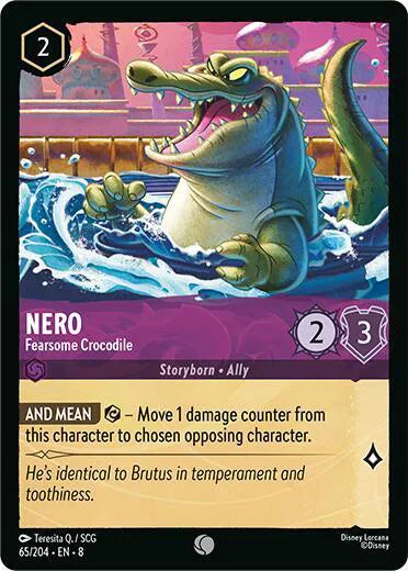 Nero - Fearsome Crocodile 65/204 (Reign of Jafar)