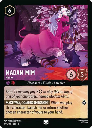 Madam Mim - Rhino 69/204 · Normal (Reign of Jafar)