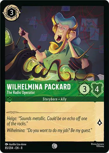 Wilhelmina Packard - The Radio Operator 85/204 · Cold Foil (Reign of Jafar)