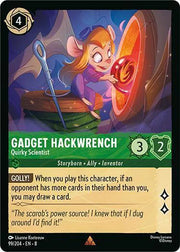 Gadget Hackwrench - Quirky Scientist 99/204 · Normal (Reign of Jafar)