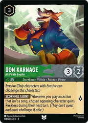 Don Karnage - Air Pirate Leader 108/204 · Cold Foil (Reign of Jafar)