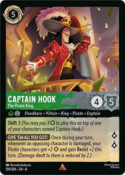 Captain Hook - The Pirate King 109/204 · Cold Foil (Reign of Jafar)