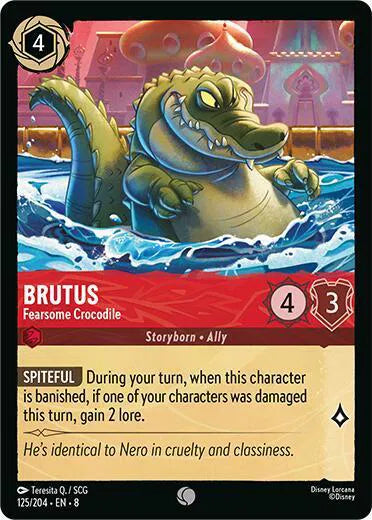 Brutus - Fearsome Crocodile 125/204 (Reign of Jafar)