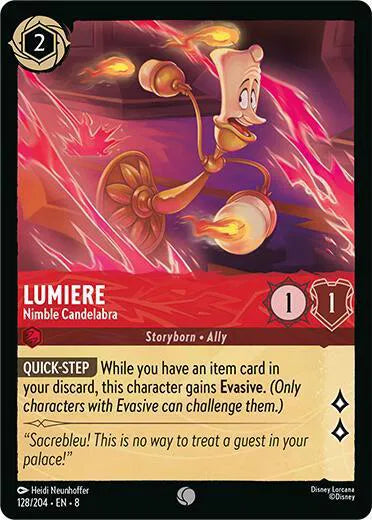 Lumiere - Nimble Candelabra 128/204 · Cold Foil (Reign of Jafar)