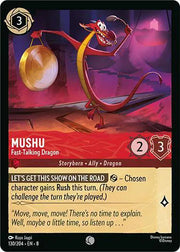 Mushu - Fast-Talking Dragon 130/204 · Normal (Reign of Jafar)