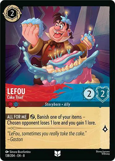 LeFou - Cake Thief 138/204 · Normal (Reign of Jafar)