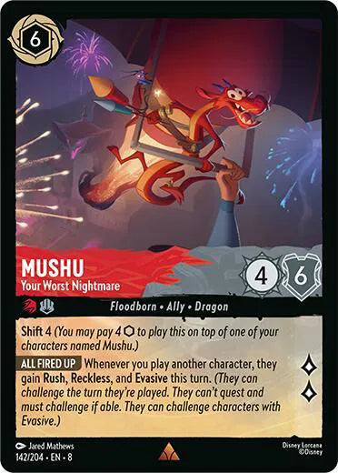 Mushu - Your Worst Nightmare 142/204 · Normal (Reign of Jafar)