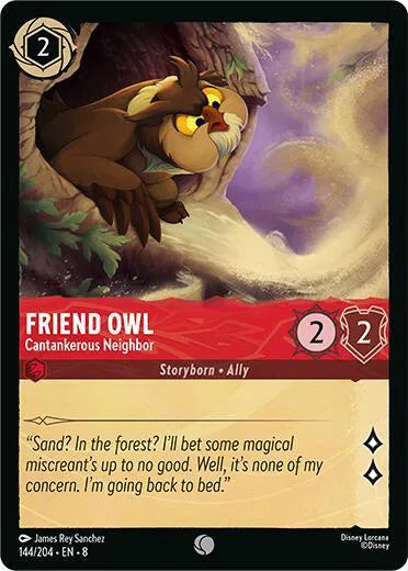 Friend Owl - Cantankerous Neighbor 144/204 · Normal (Reign of Jafar)
