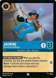 Jasmine - Resourceful Infiltrator 162/204 · Cold Foil (Reign of Jafar)