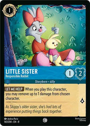Little Sister - Responsible Rabbit 163/204 · Cold Foil (Reign of Jafar)