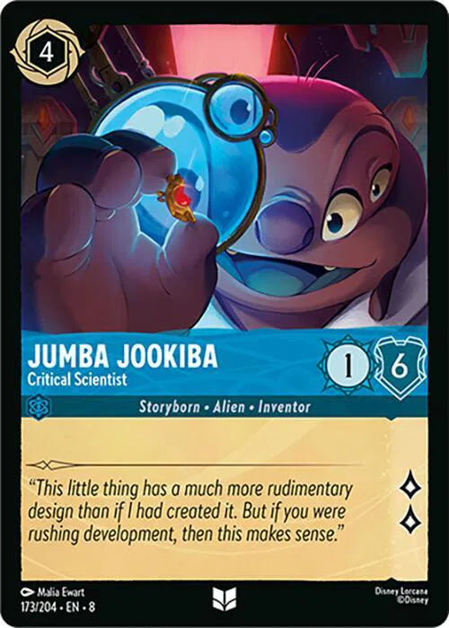Jumba Jookiba - Critical Scientist 173/204 · Normal (Reign of Jafar)