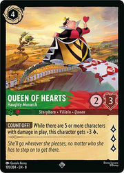 Queen of Hearts - Haughty Monarch 105/204 · Normal (Reign of Jafar)