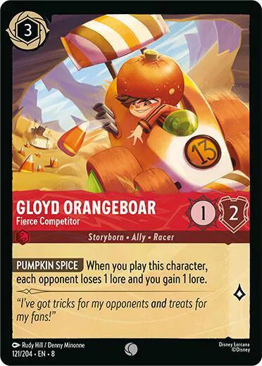 Gloyd Orangeboar - Fierce Competitor 121/204 · Normal (Reign of Jafar)