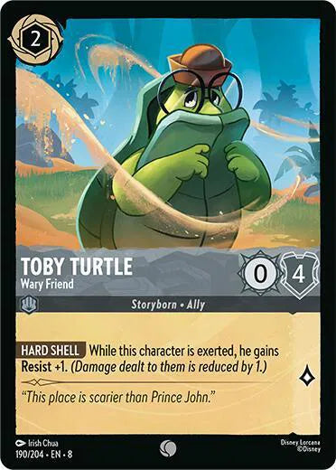 Toby Turtle - Wary Friend 190/204 · Cold Foil (Reign of Jafar)